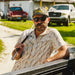 Howler Brothers Open Country Tech Shirt Grampa's Curtains : Natural Image 08