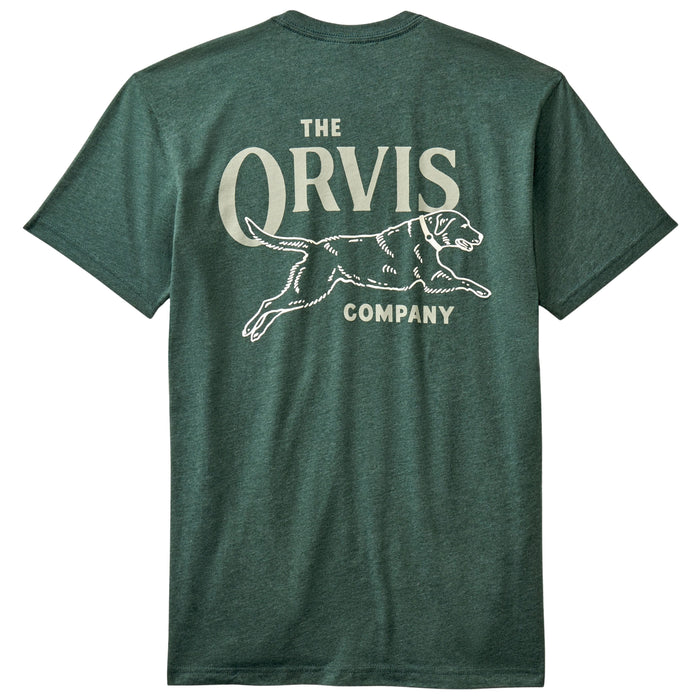 Orvis Men's Jumping Lab Tee Rosemary Image 01