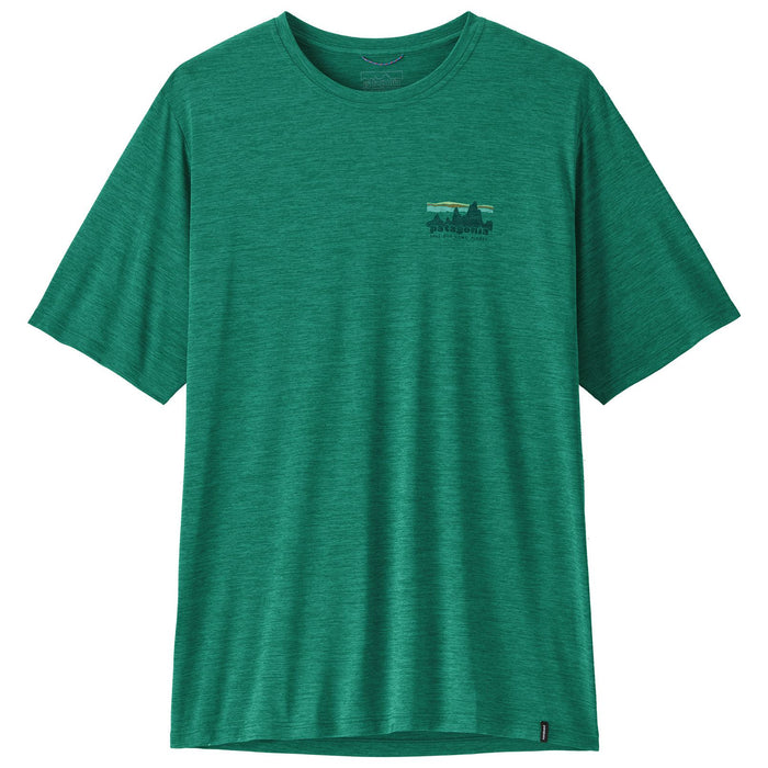 Patagonia Men's Capilene Cool Daily Shirt - '73 Skyline Gem Green - Light Gem Green X-Dye