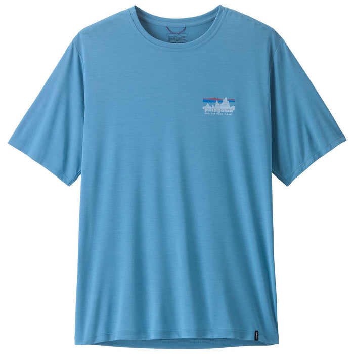 Patagonia Men's Capilene Cool Daily Shirt - '73 Skyline Shore Blue - Light Shore Blue X-Dye