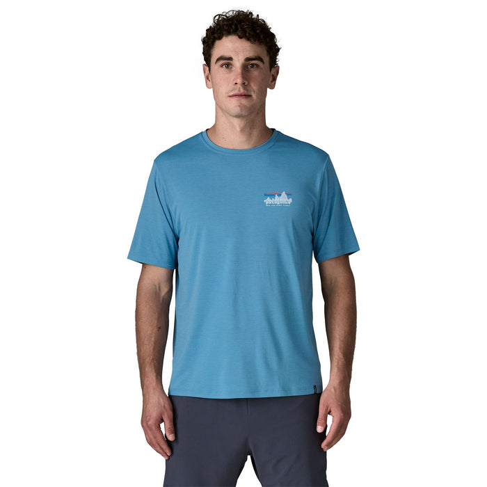Patagonia Men's Capilene Cool Daily Shirt - '73 Skyline Shore Blue - Light Shore Blue X-Dye