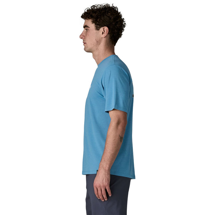 Patagonia Men's Capilene Cool Daily Shirt - '73 Skyline Shore Blue - Light Shore Blue X-Dye