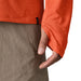 Patagonia Men's Capilene Cool Sun Hoody Coal Orange - Light Coal Orange X-Dye