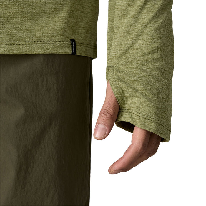 Patagonia Men's Capilene Cool Sun Hoody - Fitz Roy Trout Caper Green - Buckhorn Green X-Dye