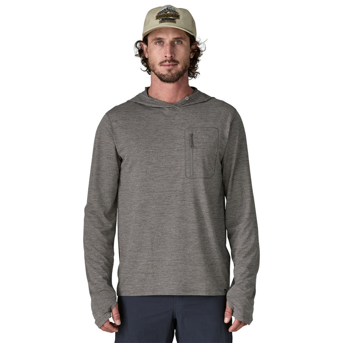 Patagonia Men's Capilene Cool Sun Hoody Forge Grey - Noble Grey X-Dye