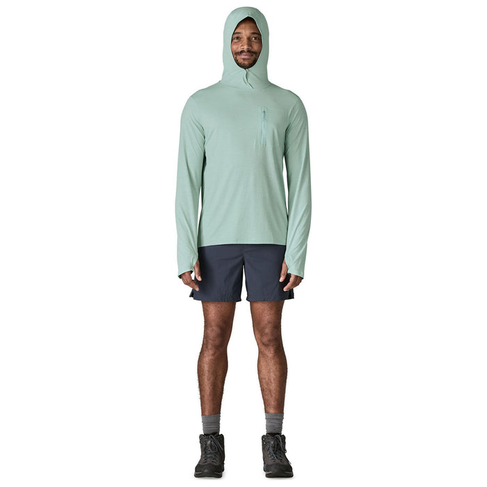 Patagonia Men's Capilene Cool Sun Hoody Thermal Blue - Thin Ice X-Dye