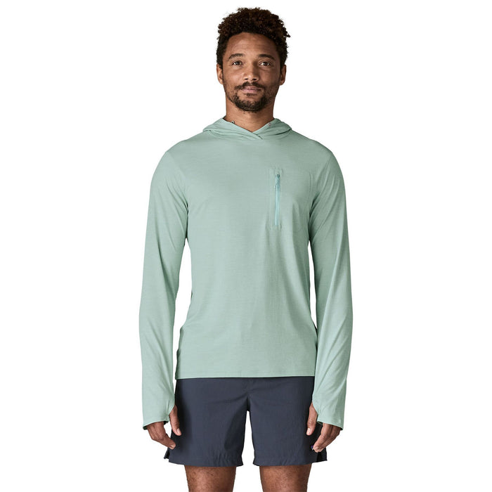 Patagonia Men's Capilene Cool Sun Hoody Thermal Blue - Thin Ice X-Dye