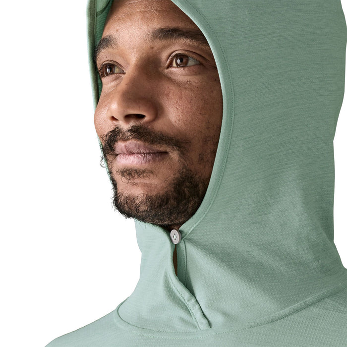 Patagonia Men's Capilene Cool Sun Hoody Thermal Blue - Thin Ice X-Dye