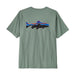 Patagonia Men's Fitz Roy Trout T-Shirt Cover Green Image 01
