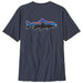 Patagonia Men's Fitz Roy Trout T-Shirt Smolder Blue Image 01