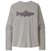 Patagonia Men's Long-Sleeved Capilene Cool Sun Shirt - Fitz Roy Trout Crisp Grey - Salt Grey X-Dye