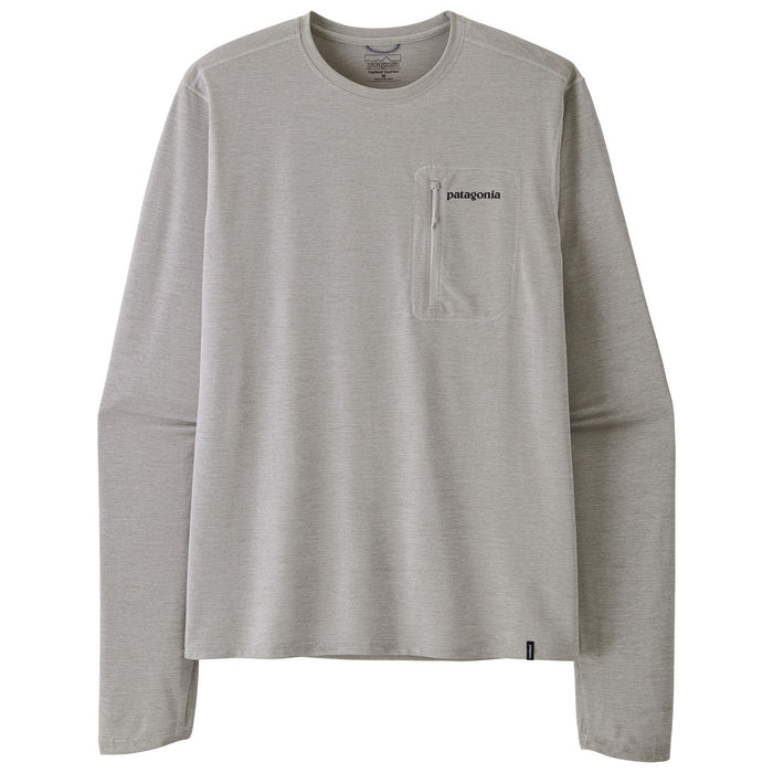 Patagonia Men's Long-Sleeved Capilene Cool Sun Shirt - Fitz Roy Trout Crisp Grey - Salt Grey X-Dye