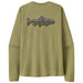 Patagonia Men's Long-Sleeved Capilene Cool Sun Shirt - Fitz Roy Trout Gumtree Green - Light Gumtree Green X-Dye
