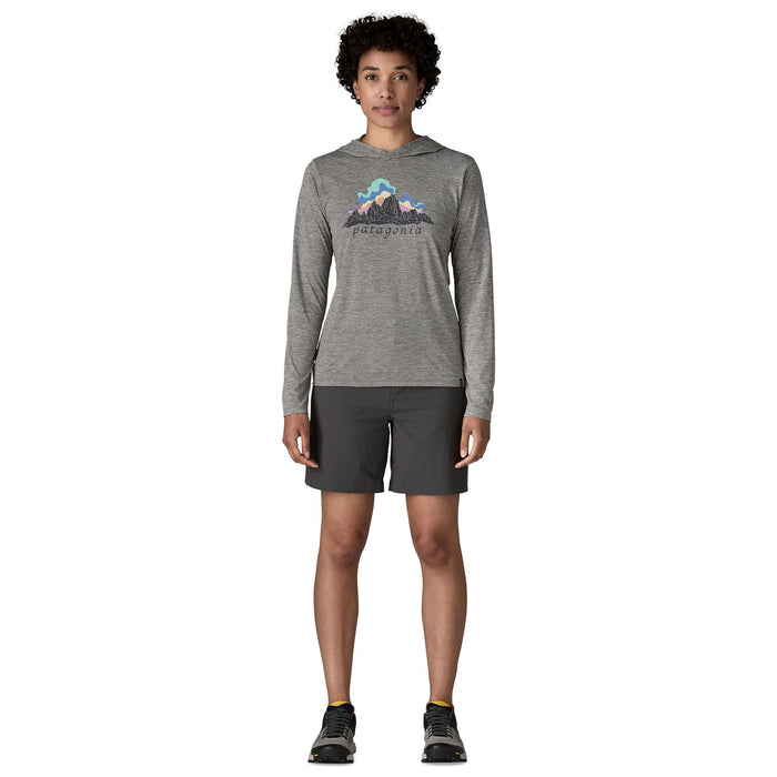 Patagonia Women's Capilene Cool Daily Hoody - Fitz Roy Nimbus Feather Grey