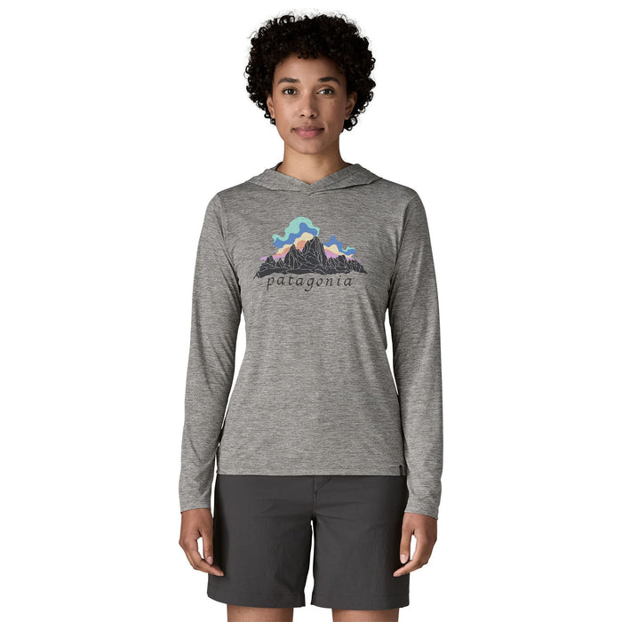 Patagonia Women's Capilene Cool Daily Hoody - Fitz Roy Nimbus Feather Grey