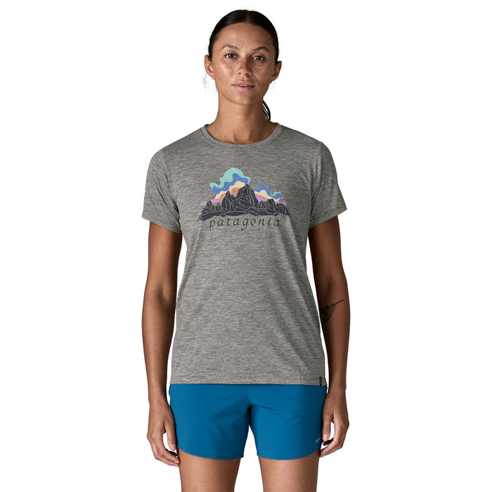 Patagonia Women's Capilene Cool Daily Shirt - Fitz Roy Nimbus Feather Grey