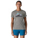 Patagonia Women's Capilene Cool Daily Shirt - Fitz Roy Nimbus Feather Grey
