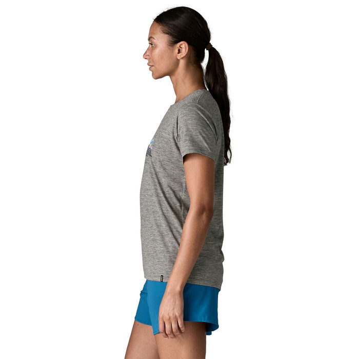 Patagonia Women's Capilene Cool Daily Shirt - Fitz Roy Nimbus Feather Grey