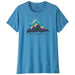 Patagonia Women's Capilene Cool Daily Shirt - Fitz Roy Nimbus Shore Blue - Light Shore Blue X-Dye