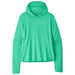 Patagonia Women's Capilene Cool Sun Hoody Aqua Stone - Early Teal X-Dye