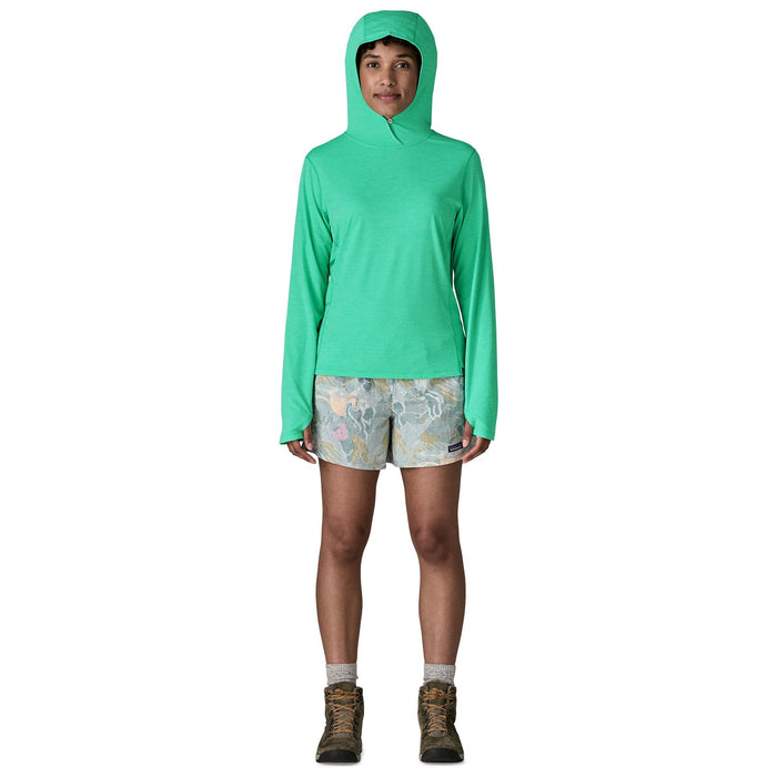 Patagonia Women's Capilene Cool Sun Hoody Aqua Stone - Early Teal X-Dye