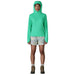 Patagonia Women's Capilene Cool Sun Hoody Aqua Stone - Early Teal X-Dye