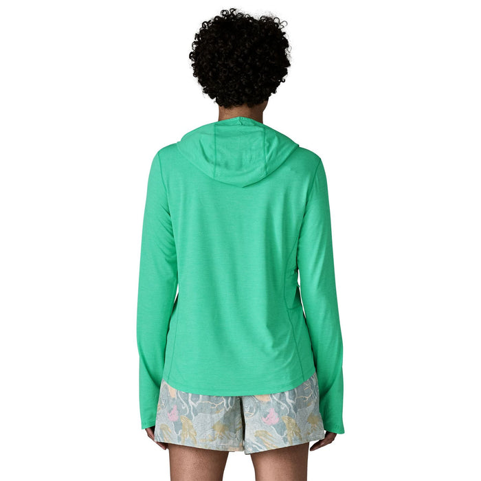 Patagonia Women's Capilene Cool Sun Hoody Aqua Stone - Early Teal X-Dye