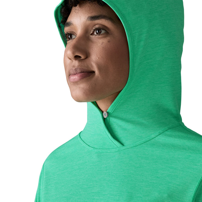 Patagonia Women's Capilene Cool Sun Hoody Aqua Stone - Early Teal X-Dye