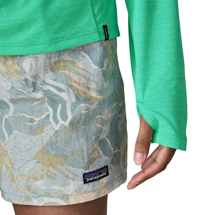 Patagonia Women's Capilene Cool Sun Hoody Aqua Stone - Early Teal X-Dye