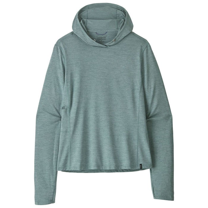 Patagonia Women's Capilene Cool Sun Hoody Nouveau Green - Blue Sage X-Dye
