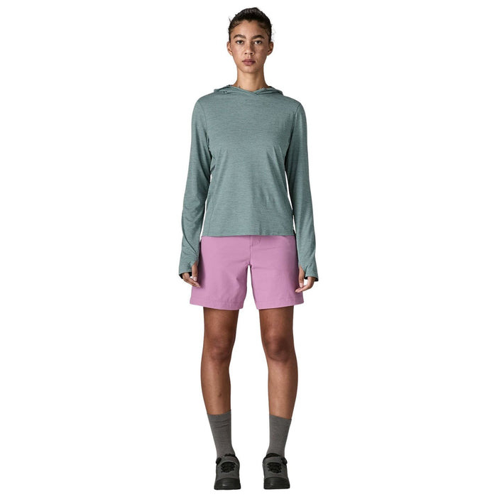 Patagonia Women's Capilene Cool Sun Hoody Nouveau Green - Blue Sage X-Dye