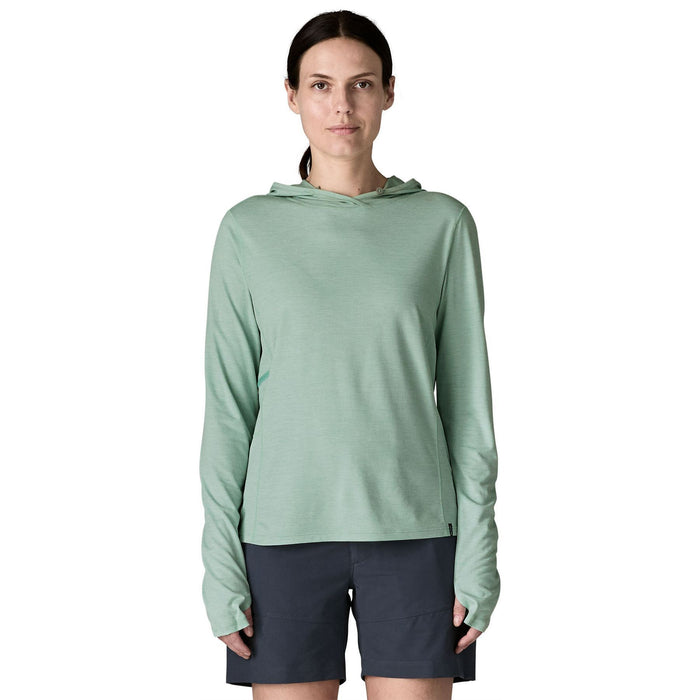 Patagonia Women's Capilene Cool Sun Hoody Thermal Blue - Thin Ice X-Dye