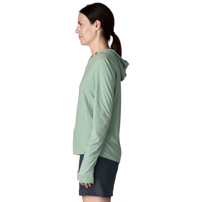 Patagonia Women's Capilene Cool Sun Hoody Thermal Blue - Thin Ice X-Dye