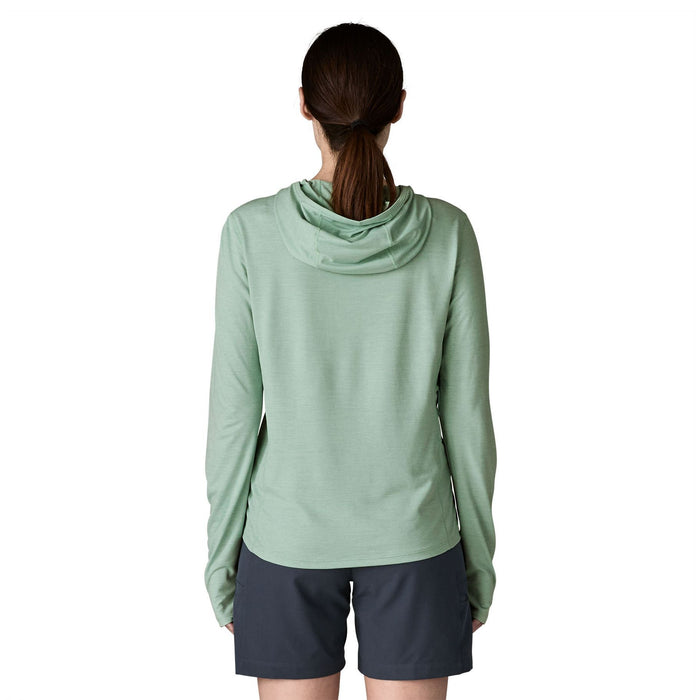 Patagonia Women's Capilene Cool Sun Hoody Thermal Blue - Thin Ice X-Dye