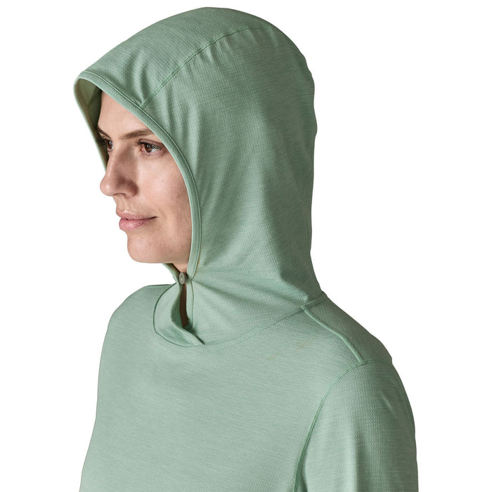 Patagonia Women's Capilene Cool Sun Hoody Thermal Blue - Thin Ice X-Dye