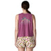 Patagonia Women's Capilene Cool Trail Cropped Tank Fitz Roy Nimbus: Faded Magenta