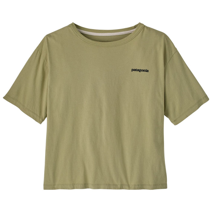 Patagonia Women's Fitz Roy Trout Easy Cut T-Shirt Gumtree Green
