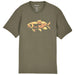 Simms Men's Abstract Fresh T-Shirt Army Green Image 01