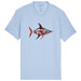 Simms Men's Abstract Salt T-Shirt Sky Blue Image 01