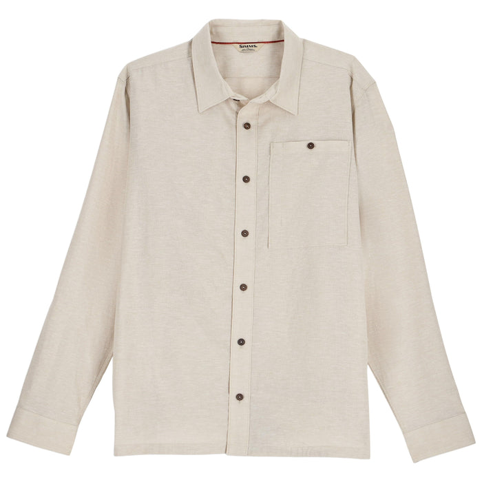 Simms Men's Biscayne LS Shirt Burnished Clay Image 01