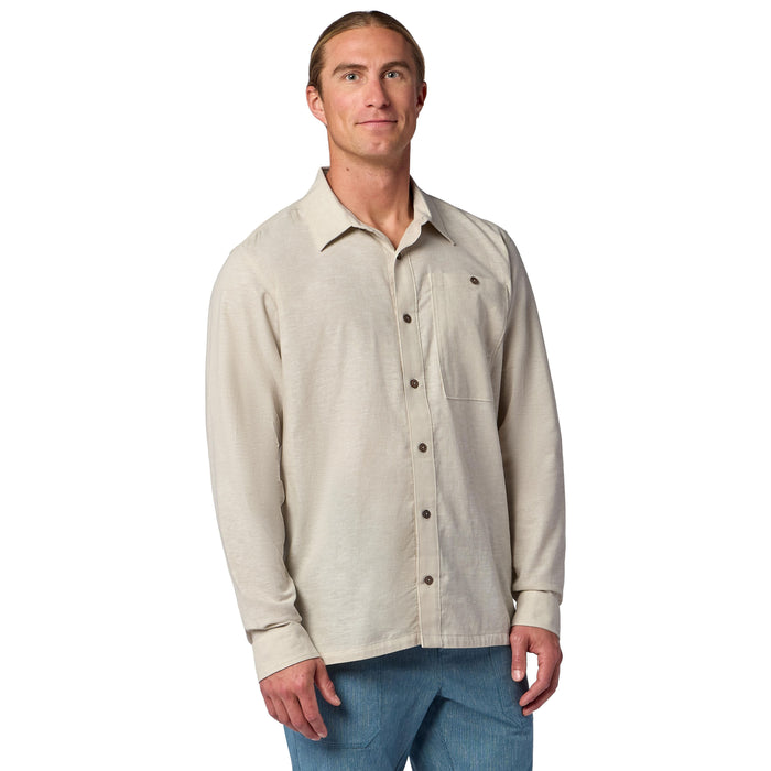 Simms Men's Biscayne LS Shirt Burnished Clay Image 02
