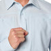 Simms Men's Launch LS Shirt Bimini Blue Heather Image 04