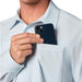 Simms Men's Launch LS Shirt Bimini Blue Heather Image 06
