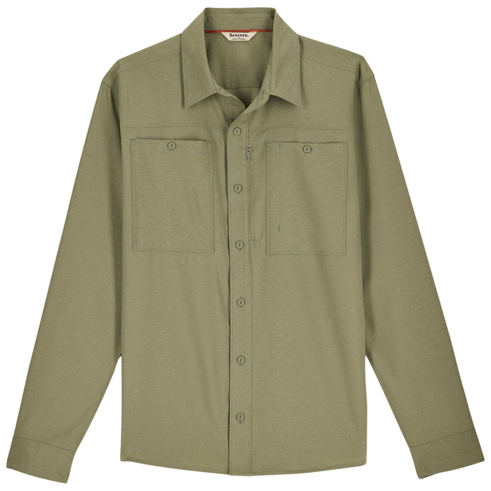 Simms Men's Launch LS Shirt Willow Heather Image 01