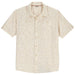 Simms Men's Launch SS Shirt Palm Fish Line Parchment Image 01