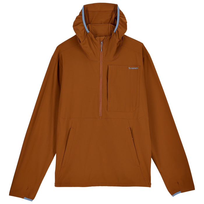 Simms Men's Rogue Flex Half-Zip Pullover Stonefly Image 01