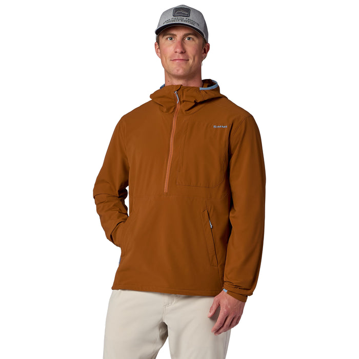 Simms Men's Rogue Flex Half-Zip Pullover Stonefly Image 02