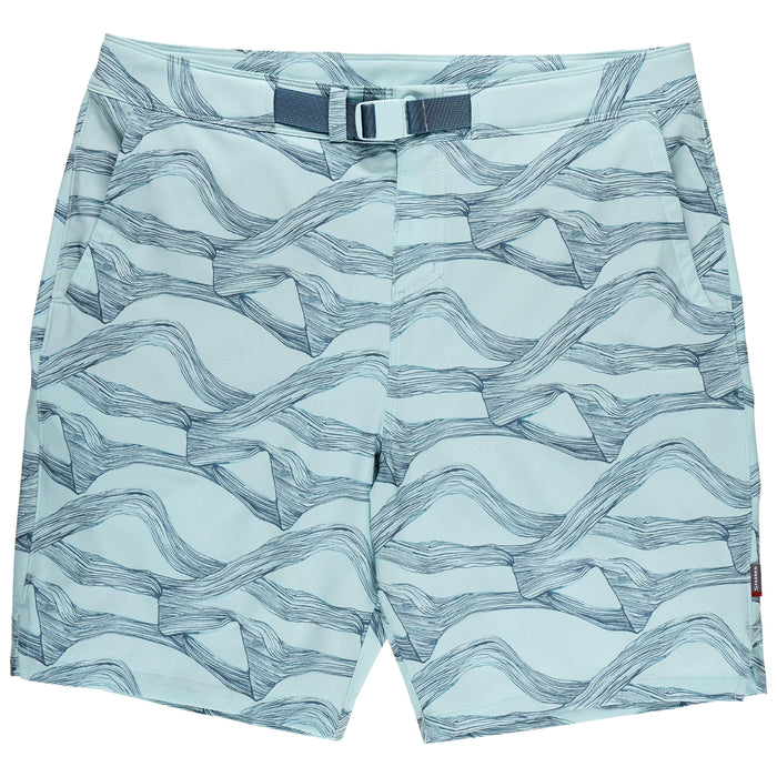 Simms Men's Seamount Short Kelp Blue Glow Image 01