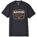 Simms Men's Stamp Lock Tech T-Shirt Charcoal Heather Image 01