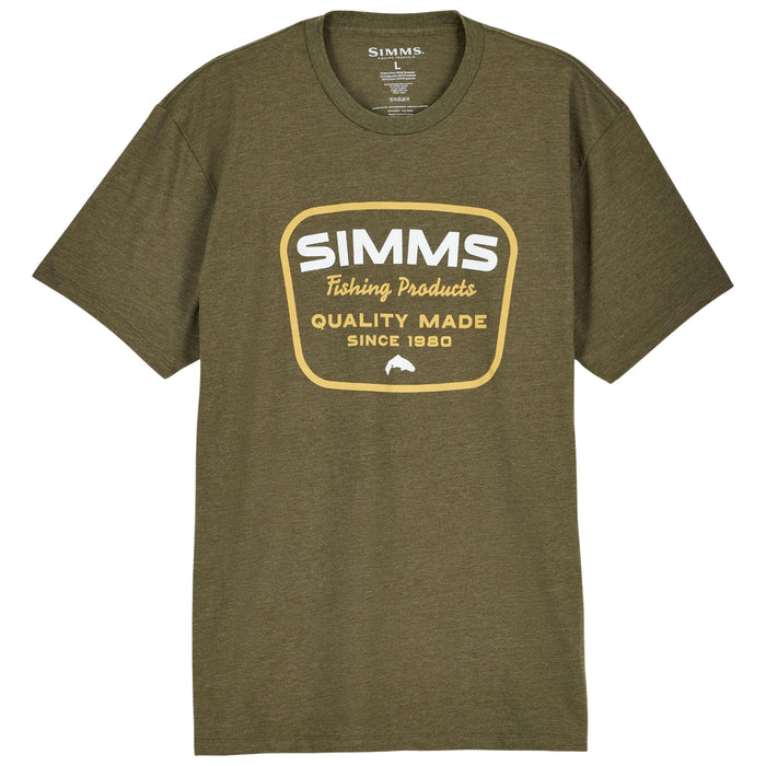 Simms Men's Stamp Lock Tech T-Shirt Military Heather Image 01